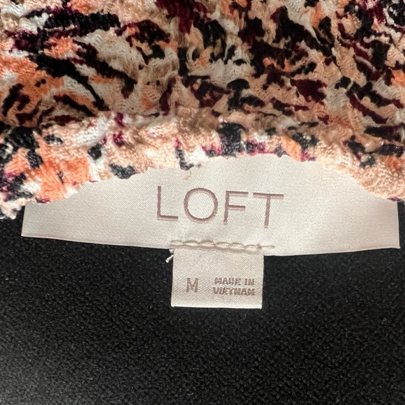 Loft Women's Stretchy Multicolor Blouse Size Medium - Picture 5 of 5
